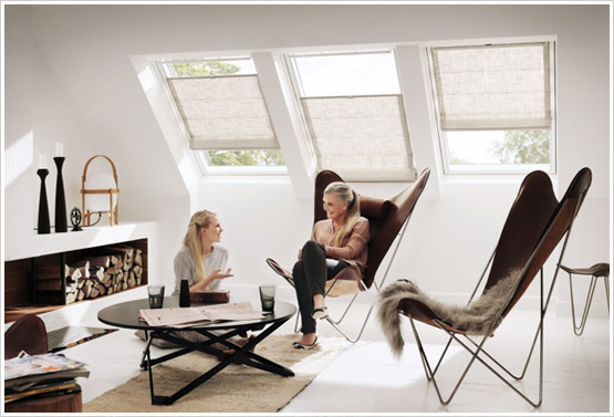 Beispielbild - Sichtschutzstoff VELUX-Raffrollo (Preisgruppe 1)